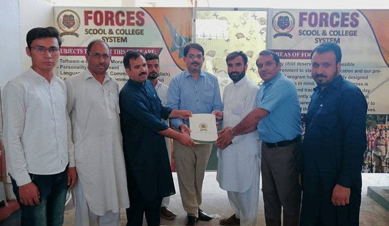 MoU Signing Ceremony of Forces School Katlang Campus